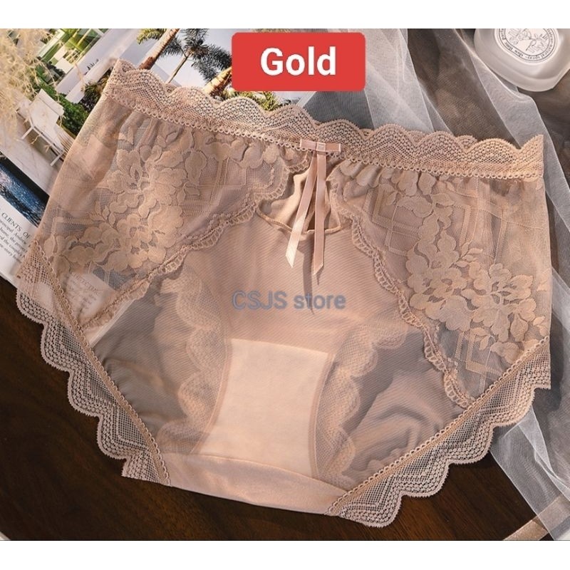 TERLARIS Celana dalam wanita sutra anti bakteri 60 kg - 90 kg CD satin premium