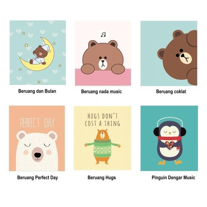 TC43 Civeto Eco Printed Canvas Tote Bag / Tas Bahu Pundak Shoulder - BeruangAcordion