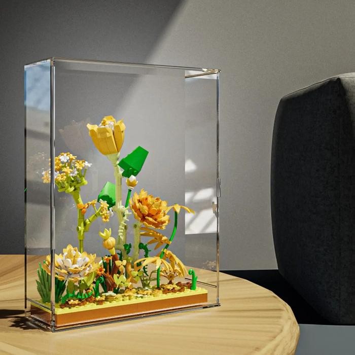 LOZ flower block brick buket bunga - flower+box by Summerstore id