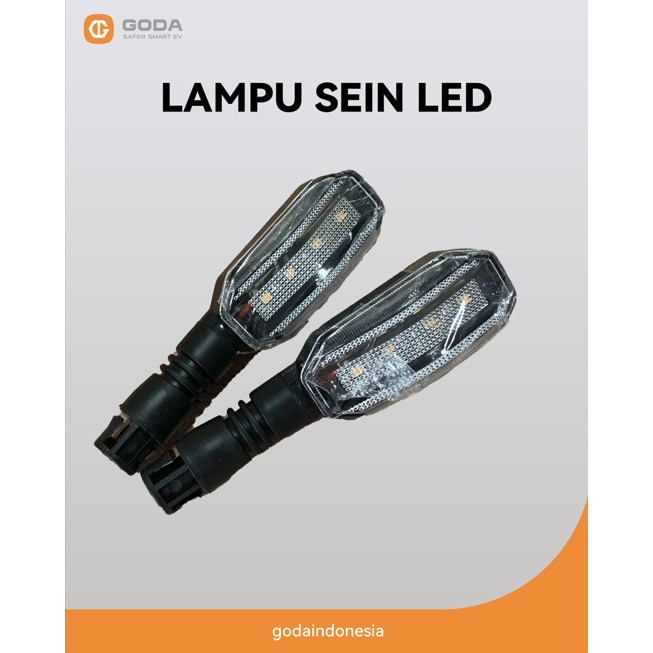 GODA - Sparepart Sepeda Listrik- Lampu Sein Universal