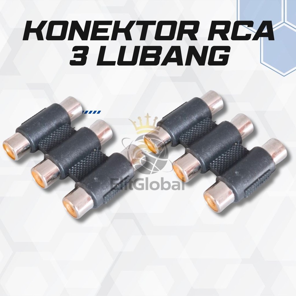 Konektor RCA 3 Lubang – Converter Audio Video RCA
