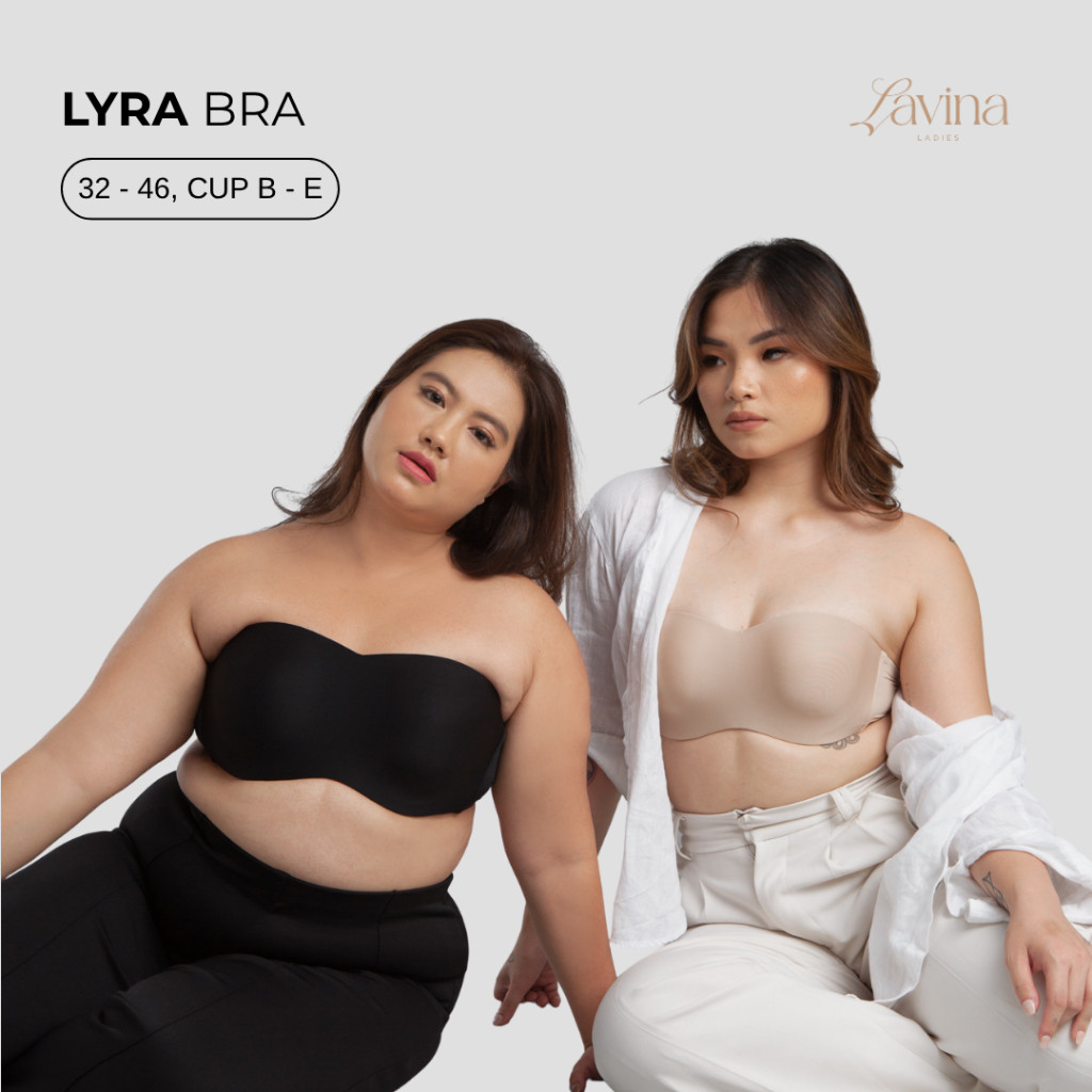 Bh Jumbo Tanpa Tali ANTI MELOROT LYRA (Size 32-46) Bra PLUS SIZE Strapless Bra Wanita