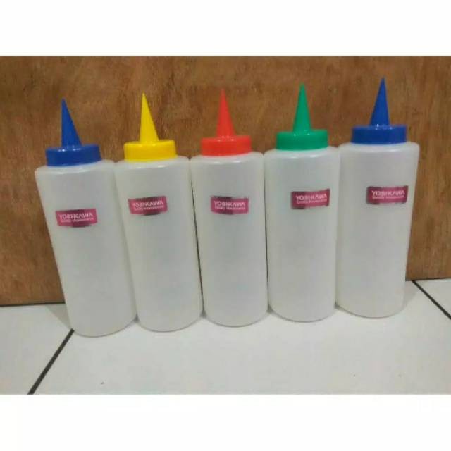 Botol Mayonaise Tutup Lancip Plastik