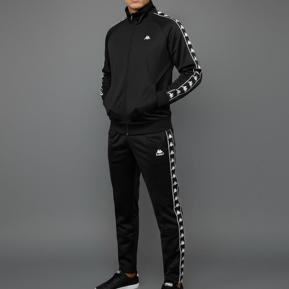 SETELAN TRACKTOP & TRACKPANTS KAPPA 1SET JAKET & CELANA PANJANG TRAINING PRIA WANITA CASUAL BRANDED