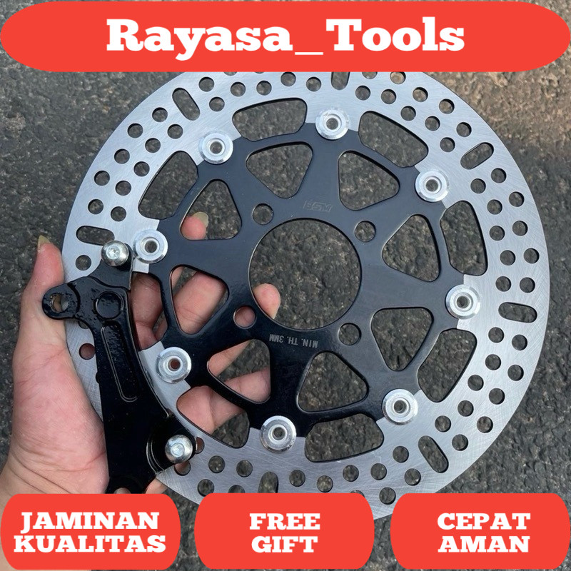 Piringan Cakram Beat/Scoopy/Vario/Beat Fi Ukuran 260mm Plus Breket