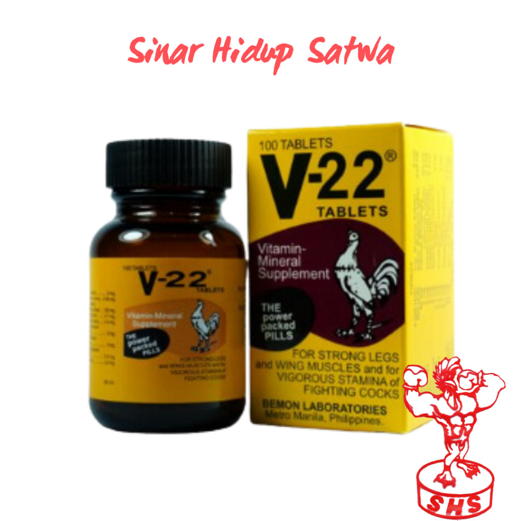 V22 Super Vitamin Ayam Original ImportCOD