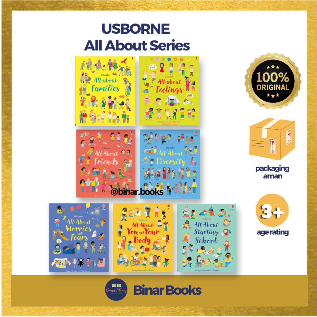 [USBORNE ORI] All About Series: All About Families / All About Feelings / All About Friends / All Ab