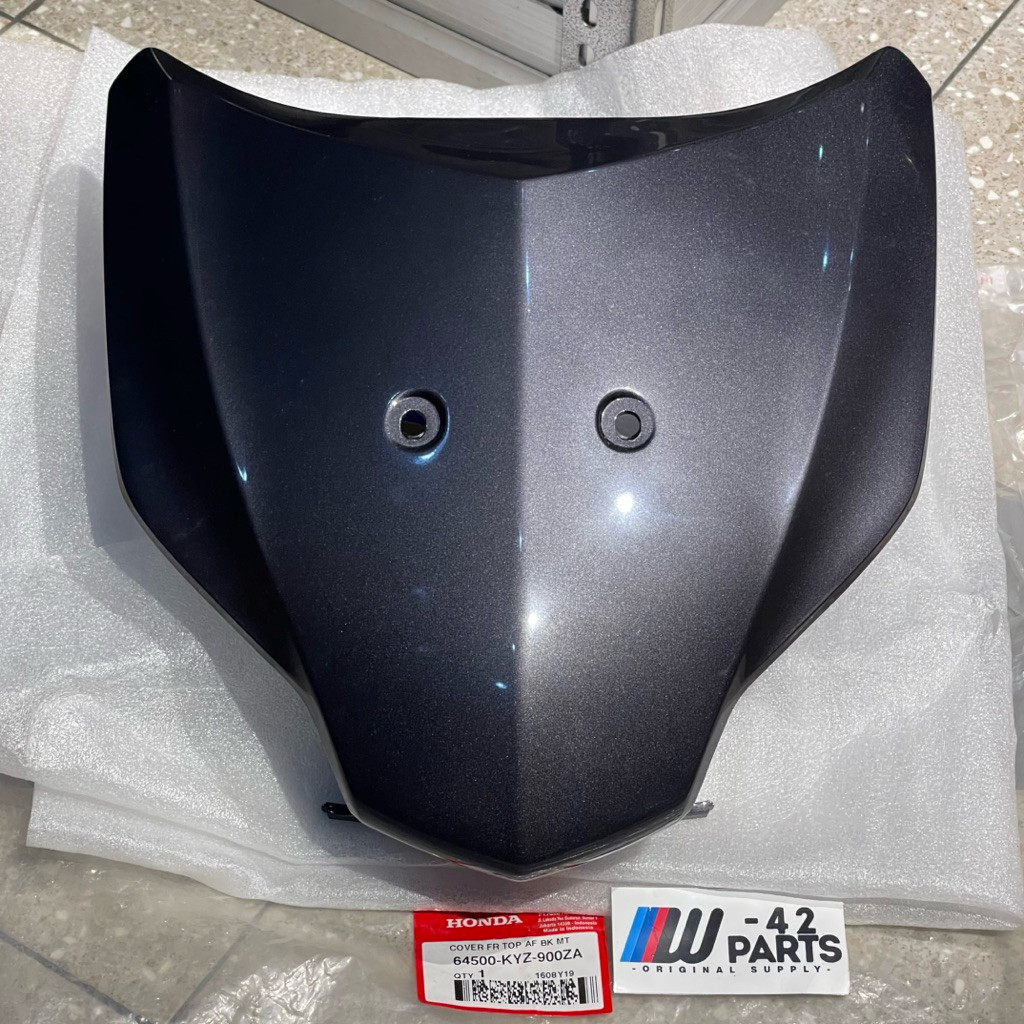 COVER BODY PANEL TAMENG TEBENG DASI DEPAN SUPRA X 125 X125 HELM IN KARBU FI INJEKSI HITAM ABU ABU ME