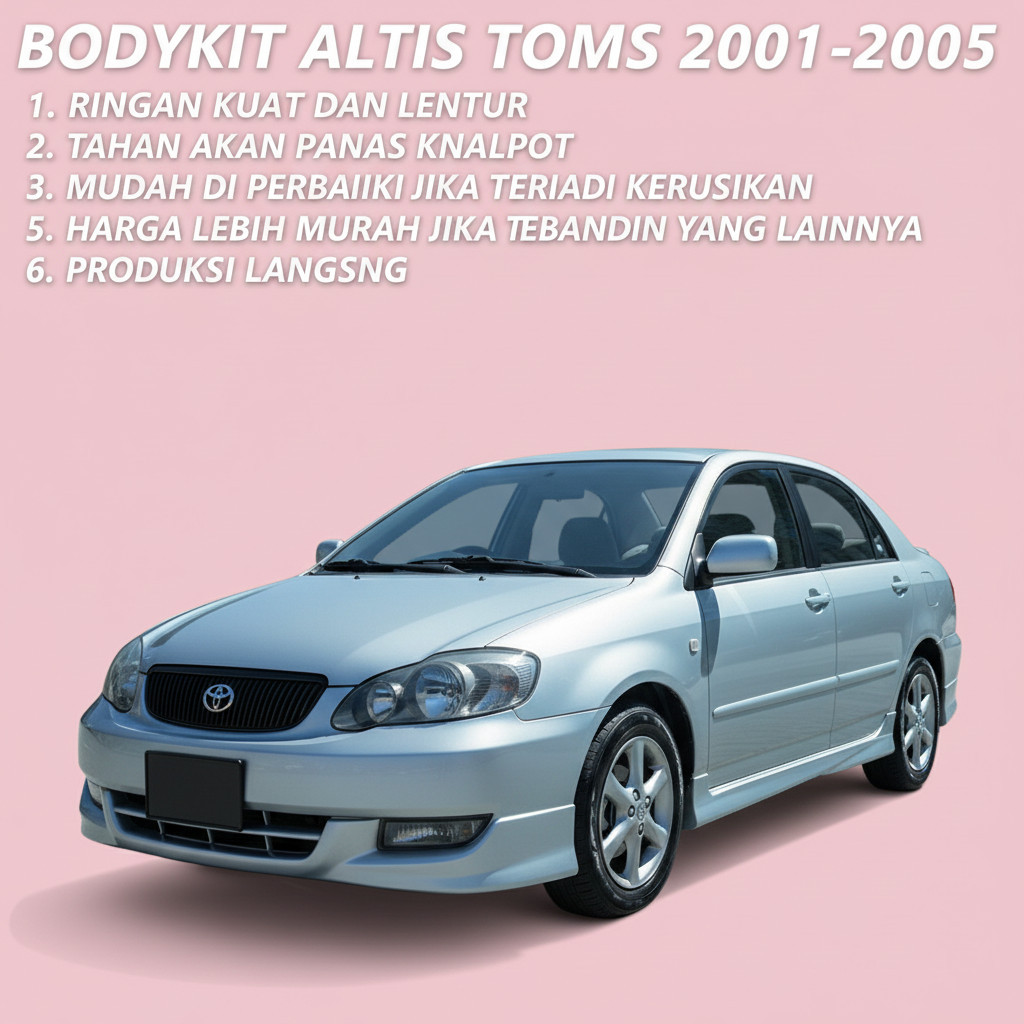 OBRAL bodykit Altis 2001-2005 bodikit Altis bodykit Toyota altis bodikit