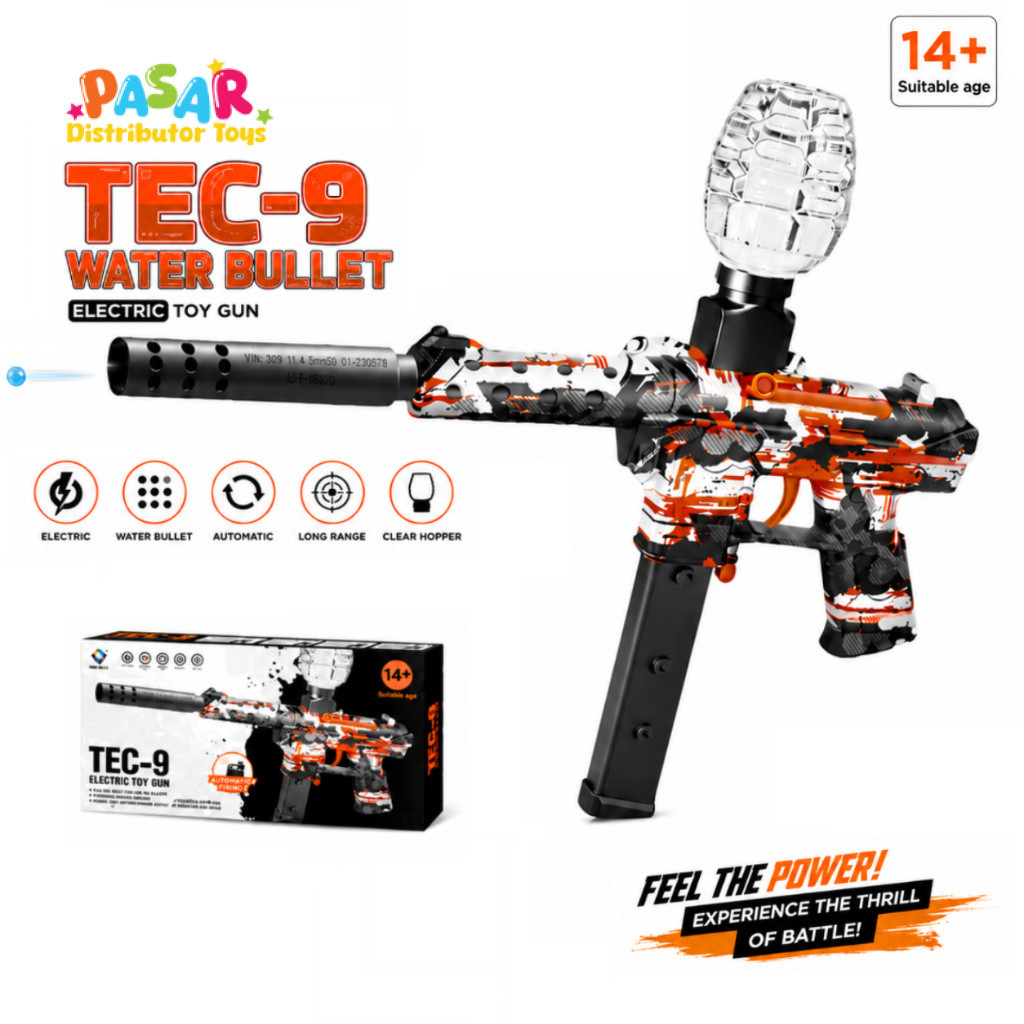 Mainan Anak BTC-3039 TEC-9 ELECTRIC TOY GN Mainan Tembakan Otomatis Bubble Seru Keren Anak Mainan