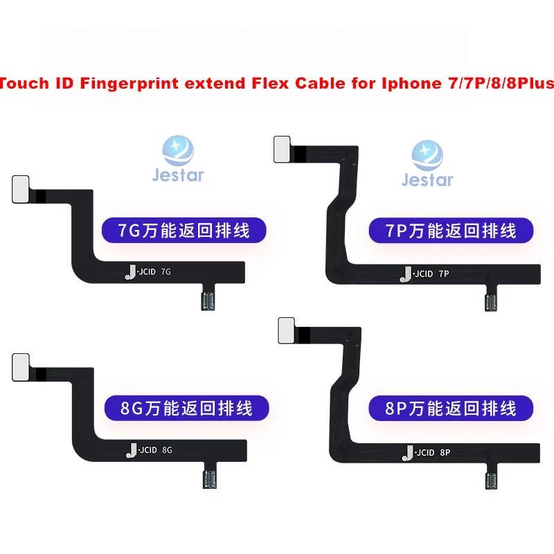 JC JCID Home Button Tou ID Fingerprint Sensor scanner extend Flex Cable Ribbon for Iphone 7 7Plus 8 