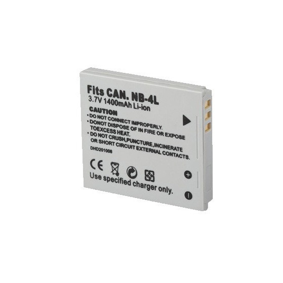 4Pcs Camera Battery NB-4L NB4L NB 4L For Canon IXUS 30 40 50 55 60 65 80 100 PowerShot SD1000 1100 S