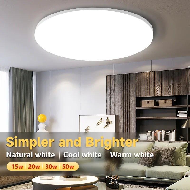CY Modern Led Ceiling Lamp Ultra thin Simple Style Bedroom Living Room Light Energy Saving 15W 20W 3