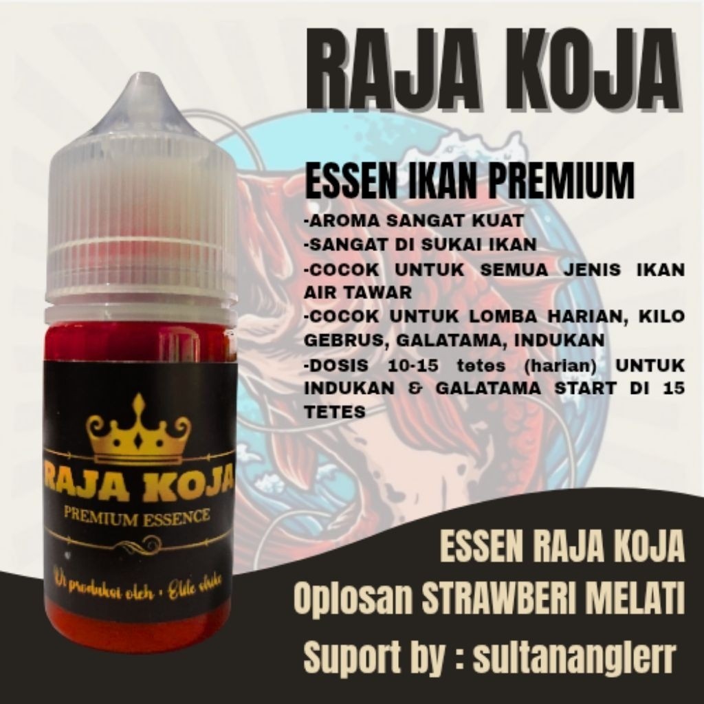 ESSEN MANCING RAJA KOJA VARIAN STROBERY SEREH UNTUK SEMUA JENIS IKAN ESSEN TERBAIK 2025