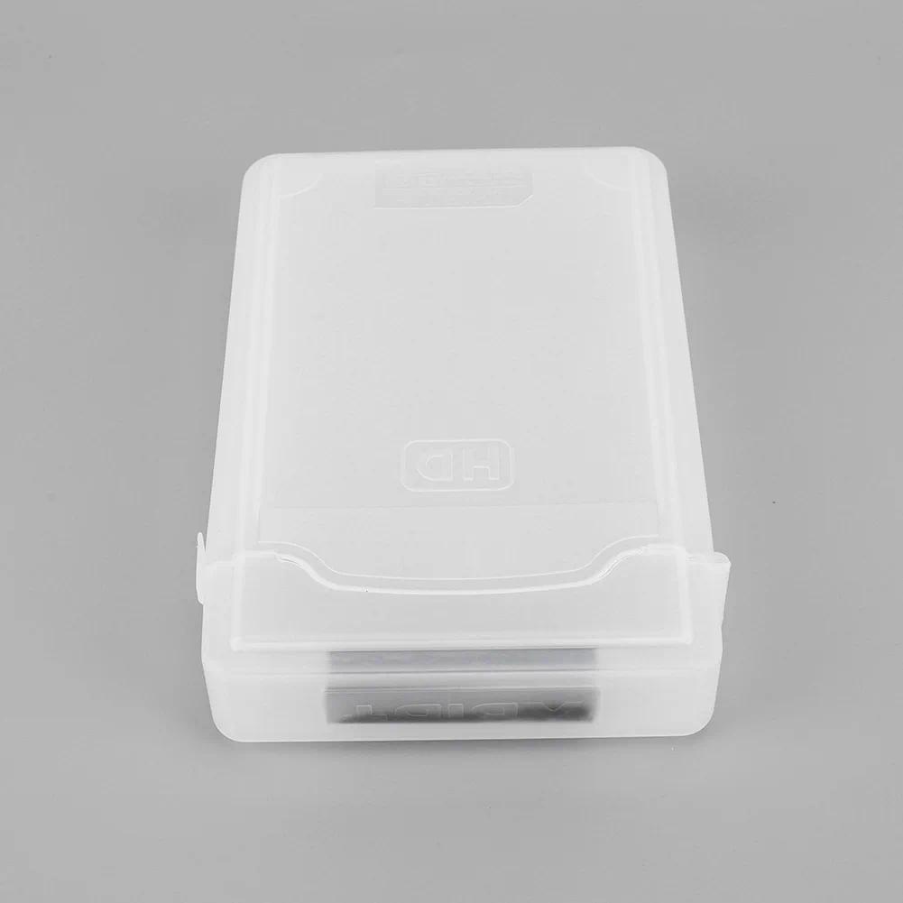 3.5 Inch IDE SATA HDD Hard Drive Disk Storage Box Plastic HDD Caddy Case(Grey)