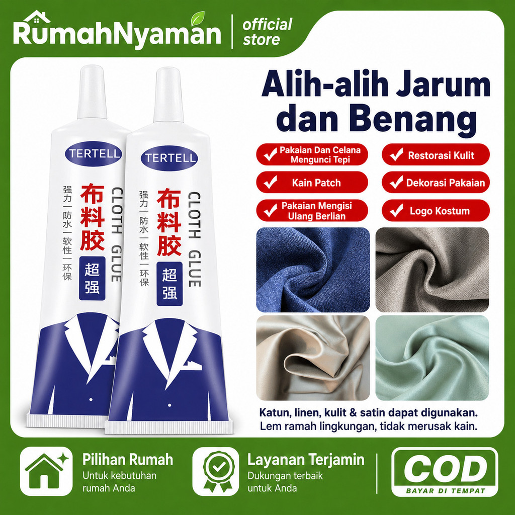 Pengiriman 24 Jam Lem Kain Lem Baju Lem Buat Kain/Lem Pakaian, Lem Kain/lem Kain/lem Kain Serbaguna/