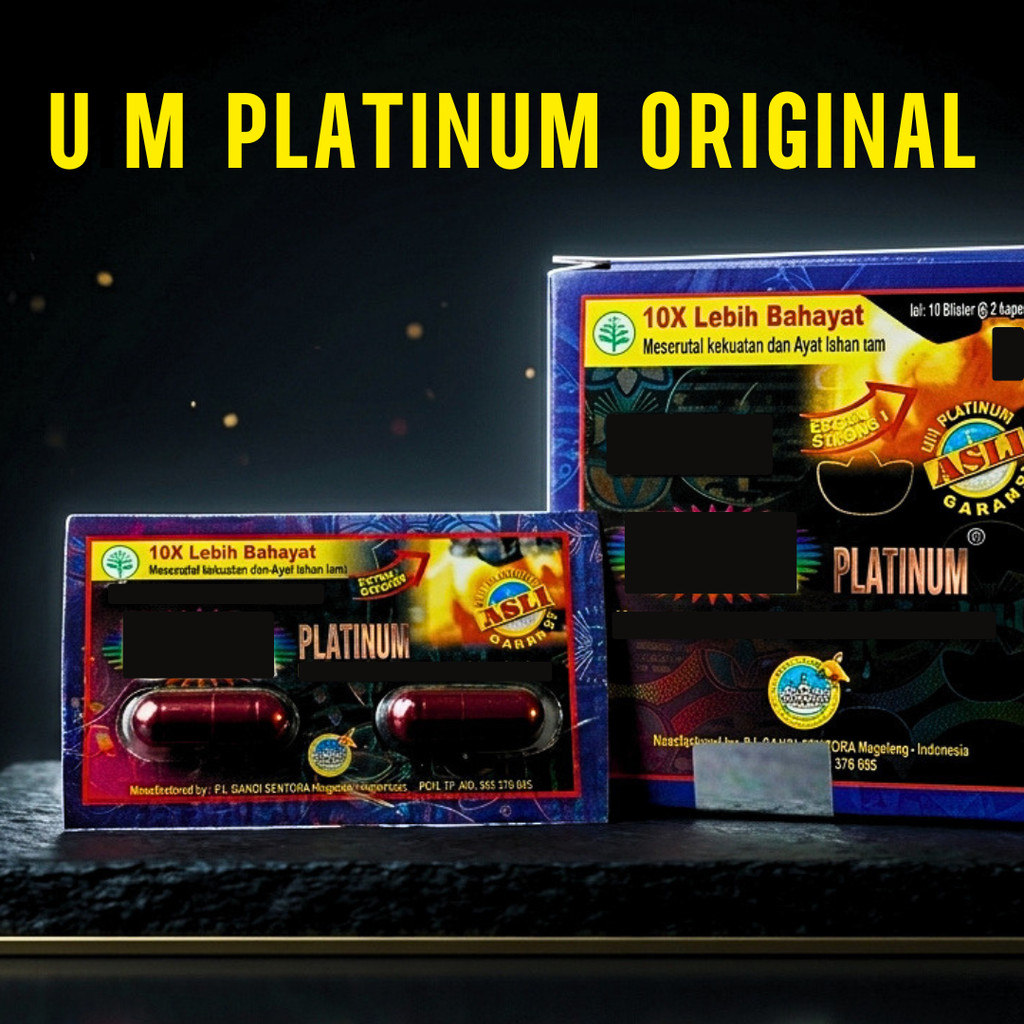 MADU BUBUK PLATINUM UM ORIGINAL KEMASAN HEMAT BOX | URAT MADUW ORIGINAL SERBUK MADU GINSENG BUBUK