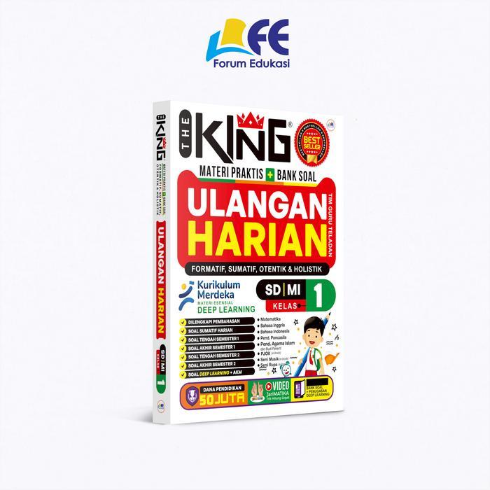 BUKU THE KING ULANGAN HARIAN SD/MI KELAS 1-6 - THE KING ULH 1 SD/MI