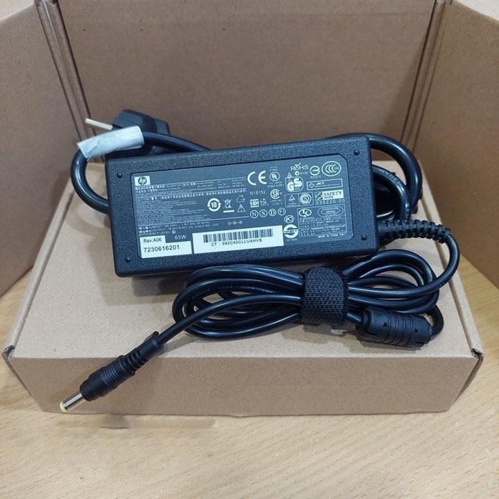 JT ORI Charger Laptop HP 65 watt 18.5v 3.5A 4.8*1.7mm Port Adaptor Jack Kuning NEW
