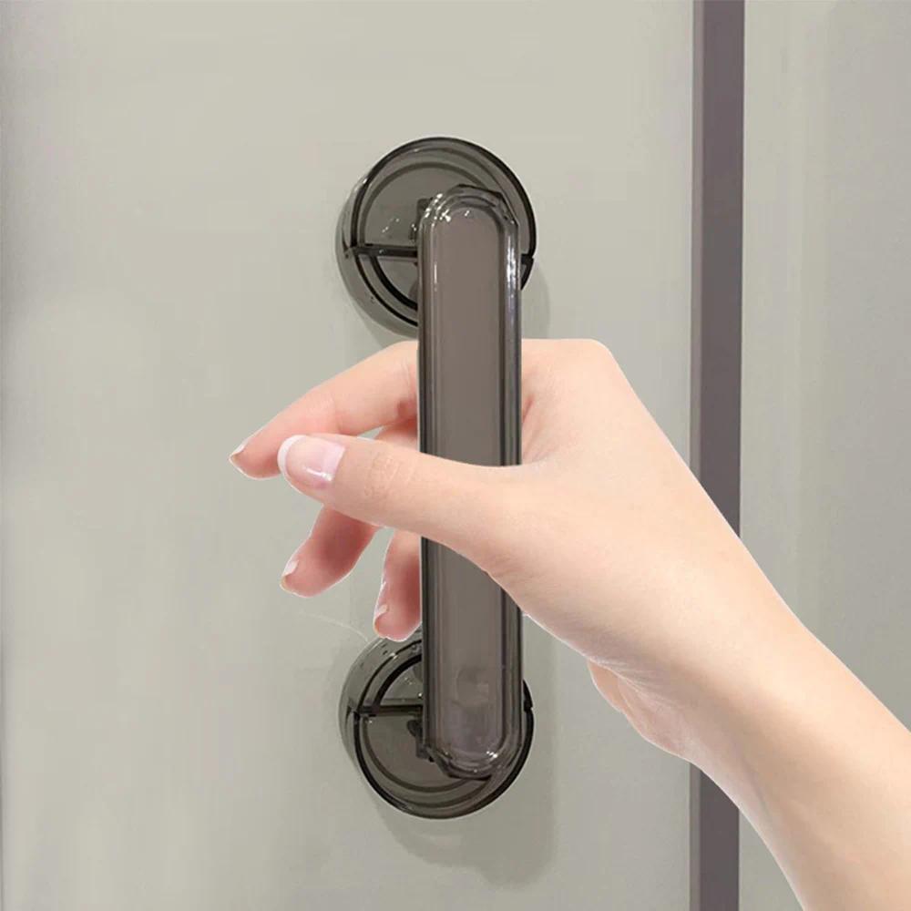Shower Suction Cup Handle,Strong Suction Glass Door Handle for Bathroom Kiten,Waterproof Removable N