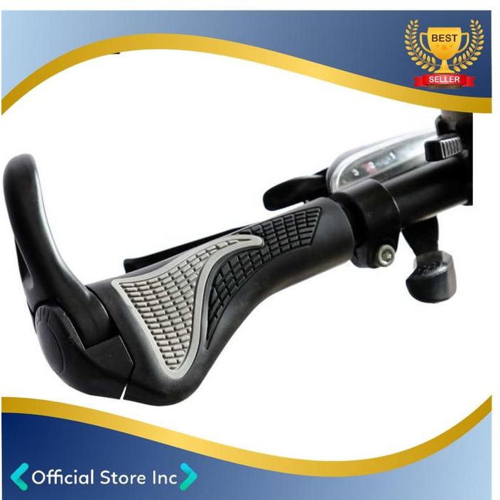 READYY Set Hand Grip Tanduk Gagang Stang Sepeda MTB Gunung Balap