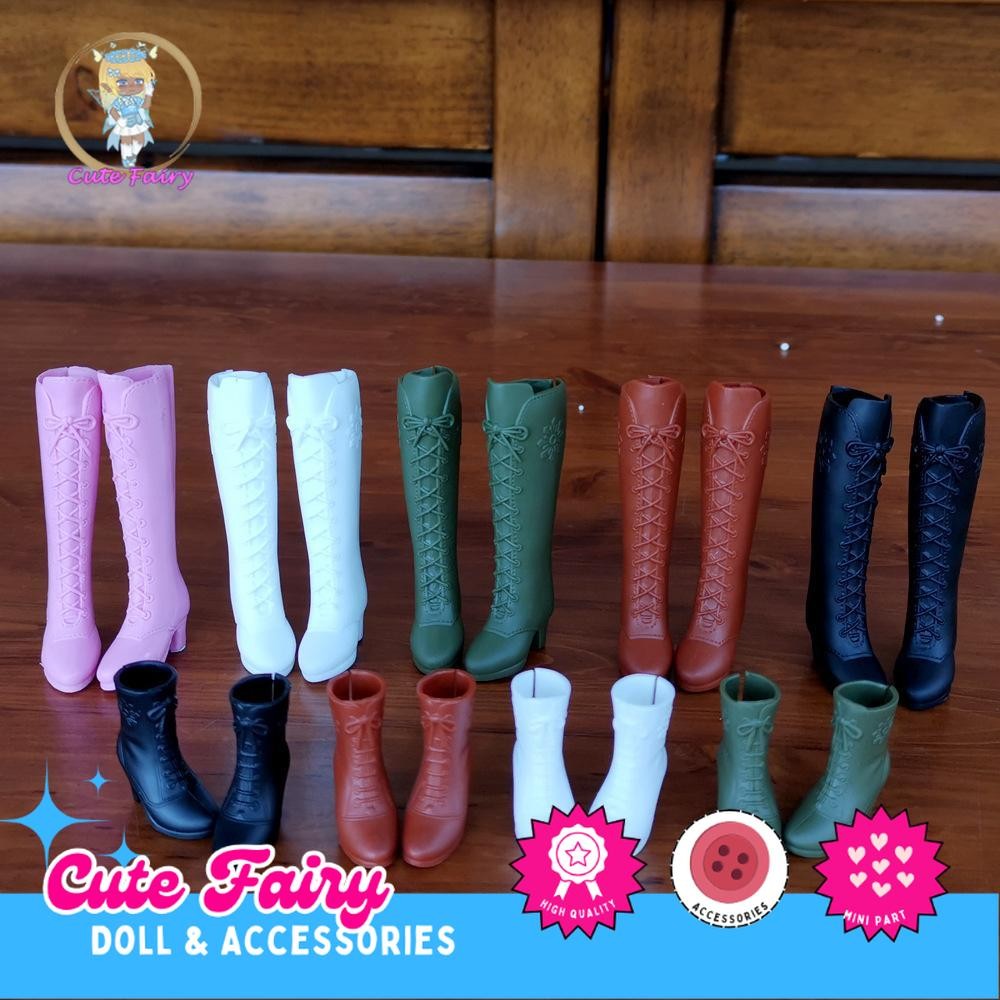 Sepatu Boots Boneka Blythe doll shoes BJD Doll 30cm Aksesoris Boneka DIY Dress Up Doll