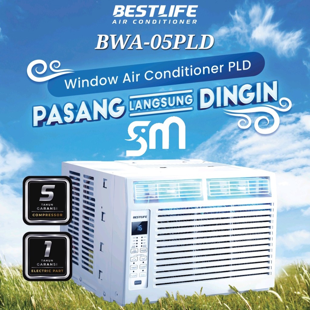 AC Window Bestlife BWA-05PLD 1/2 PK Low watt BWA05PLD AC Jendela