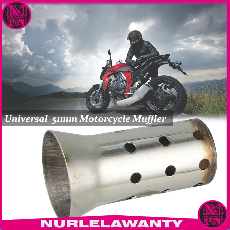 

- ESPEEDER Peredam Knalpot Motor Exhaust Muffler DB Killer Silencer 51mm - ES0105 -