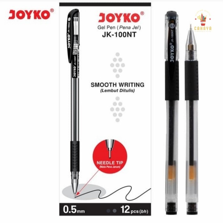 

Cahaya Stationary Gel Pen / Pulpen Joyko JK-100NT 0.5 mm (Lusinan)