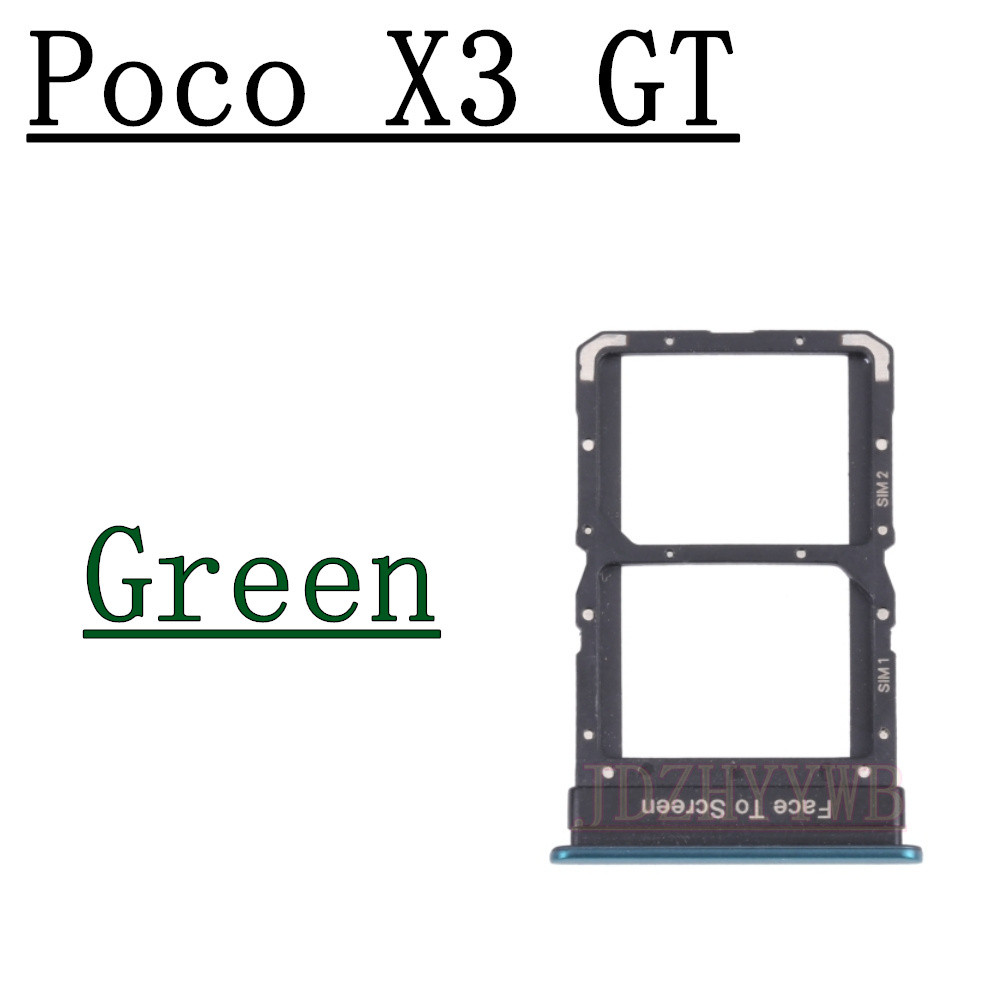 Dual Single Chip SIM Card Tray For Xiaomi Poco X3 Pro X3Pro X3 GT X3GT  X3 NFC Phone SIM1 + SIM2 Car