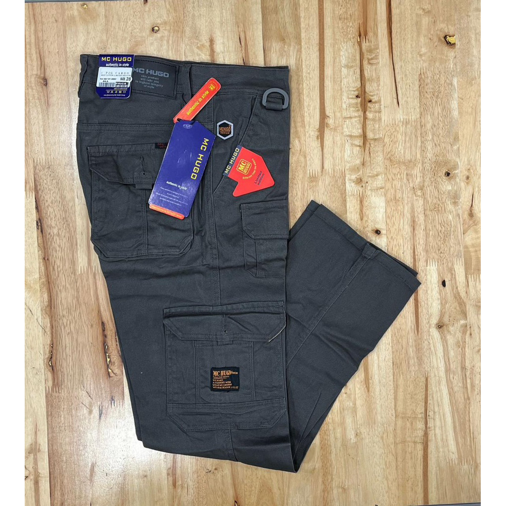 [MC HUGO] Celana Cargo Panjang Pria MC HUGO Katun Premium Nyaman