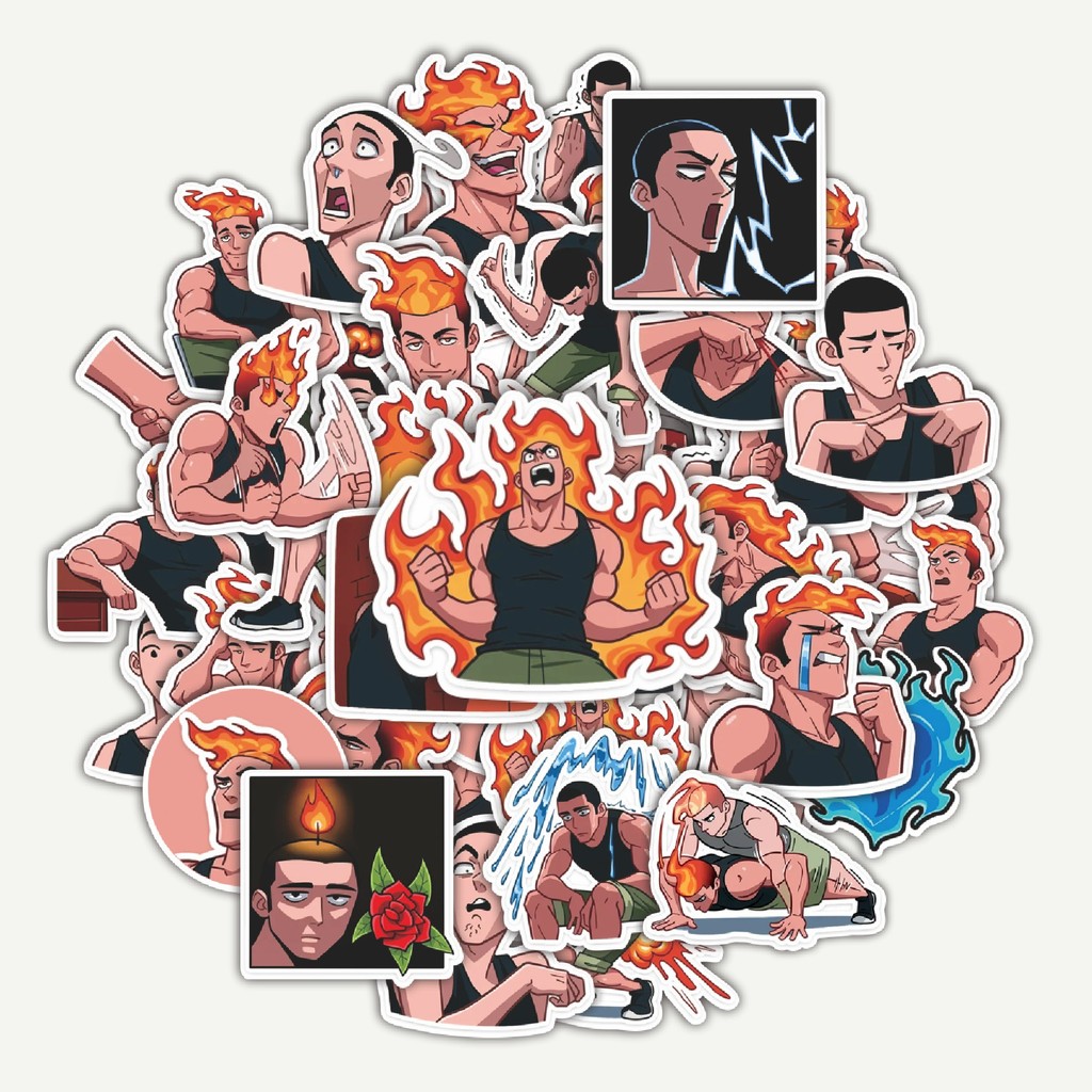 

Sticker Pack Stiker Sasper The Gym Guy | Sticker TUMBLR | Stiker LAPTOP KOPER HELM