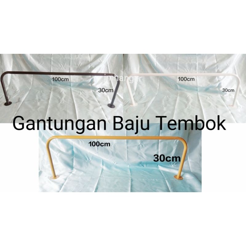 Gantungan Baju Dinding Gantungan Baju Besi Tembok