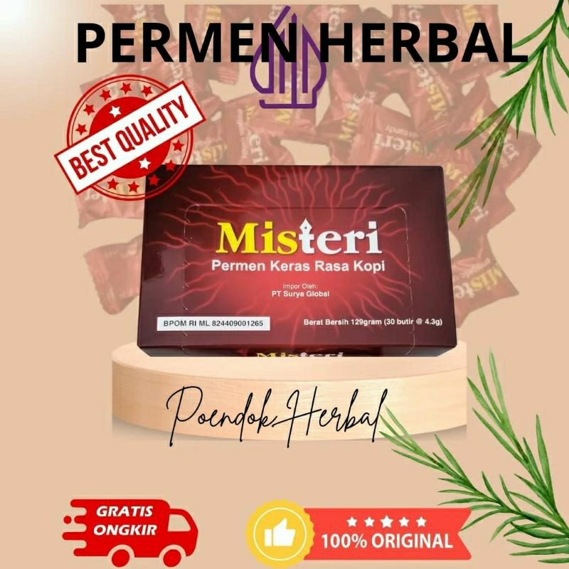 

PERMEN COKLAT MISTERI ORIGINAL CANDY 30PCS ASLI HERBAL