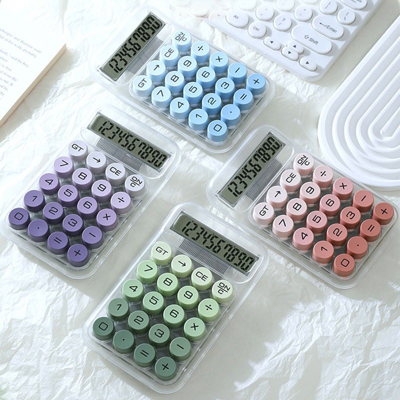 

Dewi Aksesoris-Kalkulator Transparan Aesthetic Gradien Lucu / Kalkulator 12 Digit Check & Correct - DEXIN BST