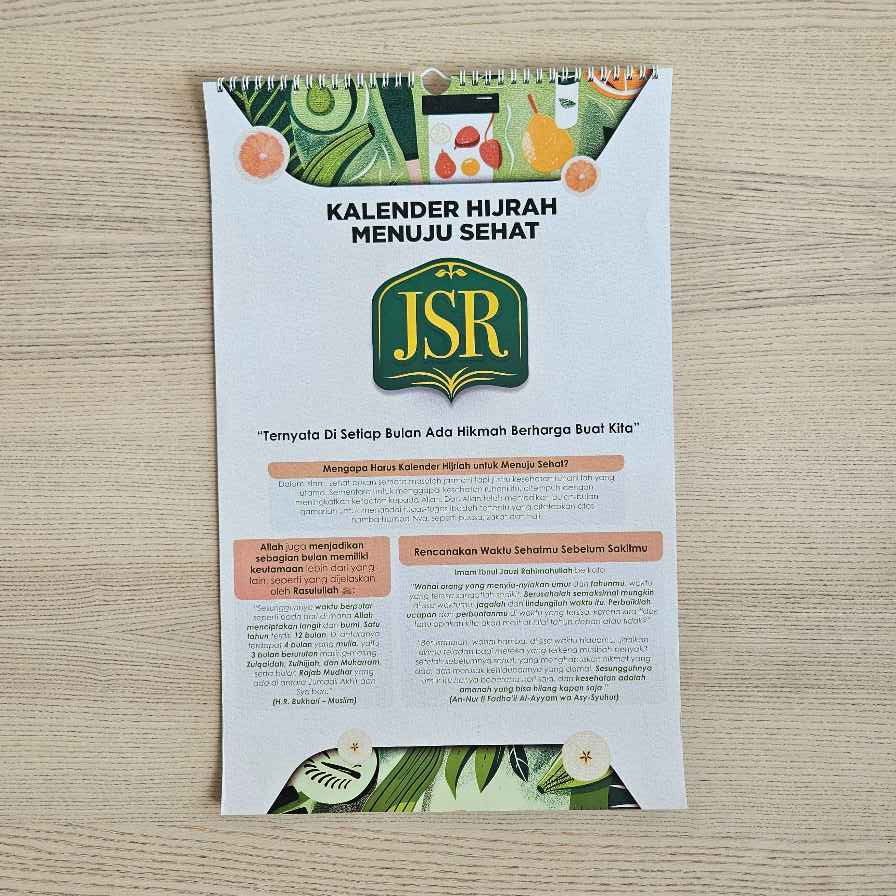 

New Kalender Hijrah Menuju Sehat (Juni 2025 - Juni 2026) - Kalender JSR Karya dr. Zaidul AkbarPremium