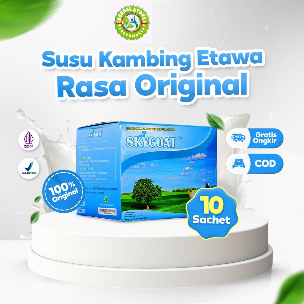 

Skygoat - Susu Kambing Etawa Rasa Original Isi 10 Sachet