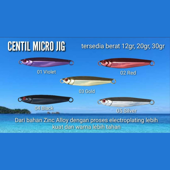UMPAN LURE METAL JIG RELIX NUSANTARA CENTIL MICRO JIG