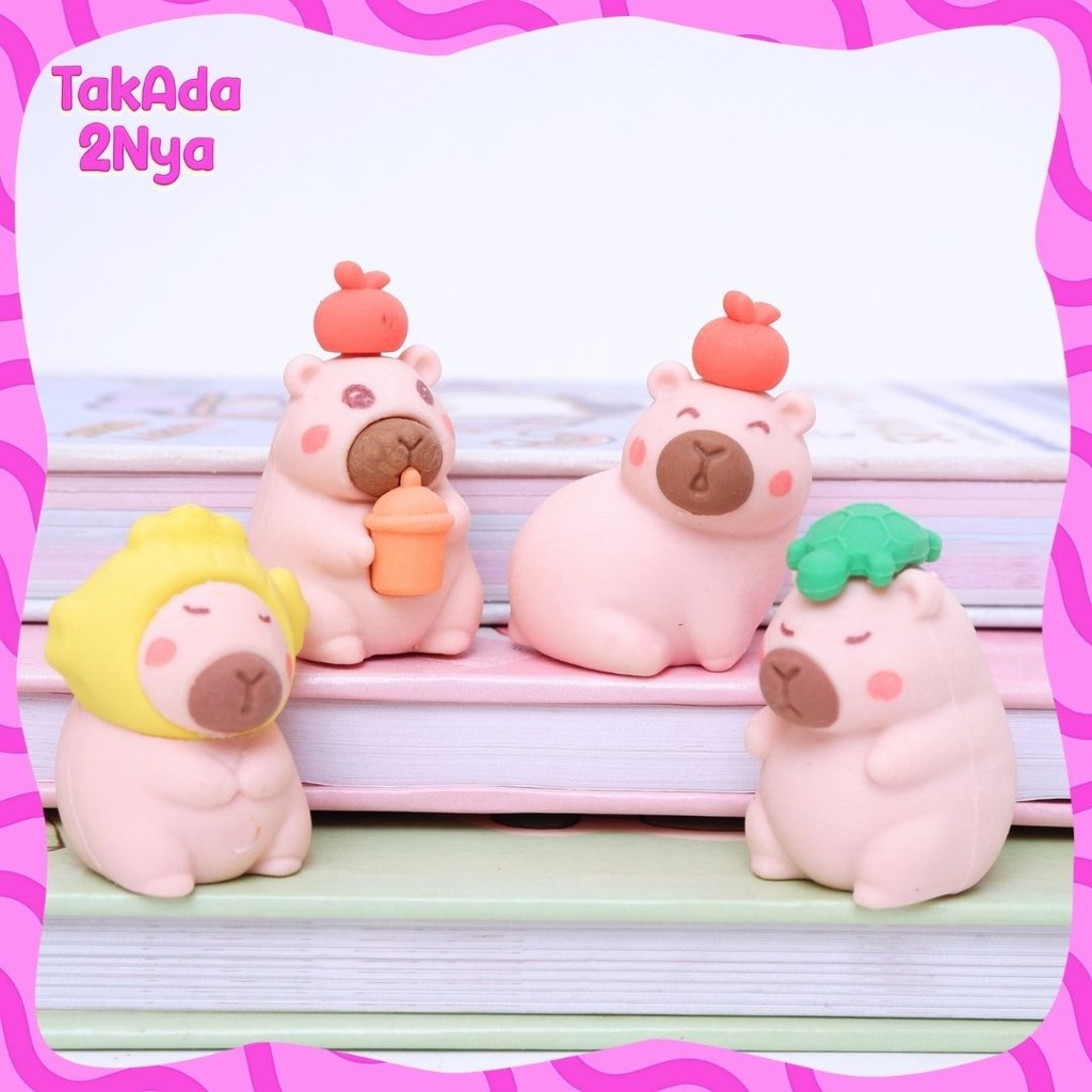 

Penghapus 3D Miniatur Capybara ER-1823 Hapusan Lucu Eraser Unik Anak Sekolah