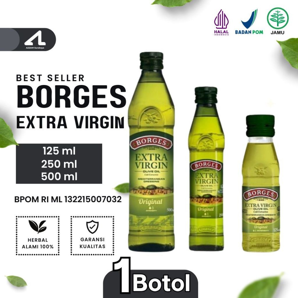 

Borges Extra Virgin Oil Minyak Zaitun Import Premium Quality Terbaik 500ML Asli