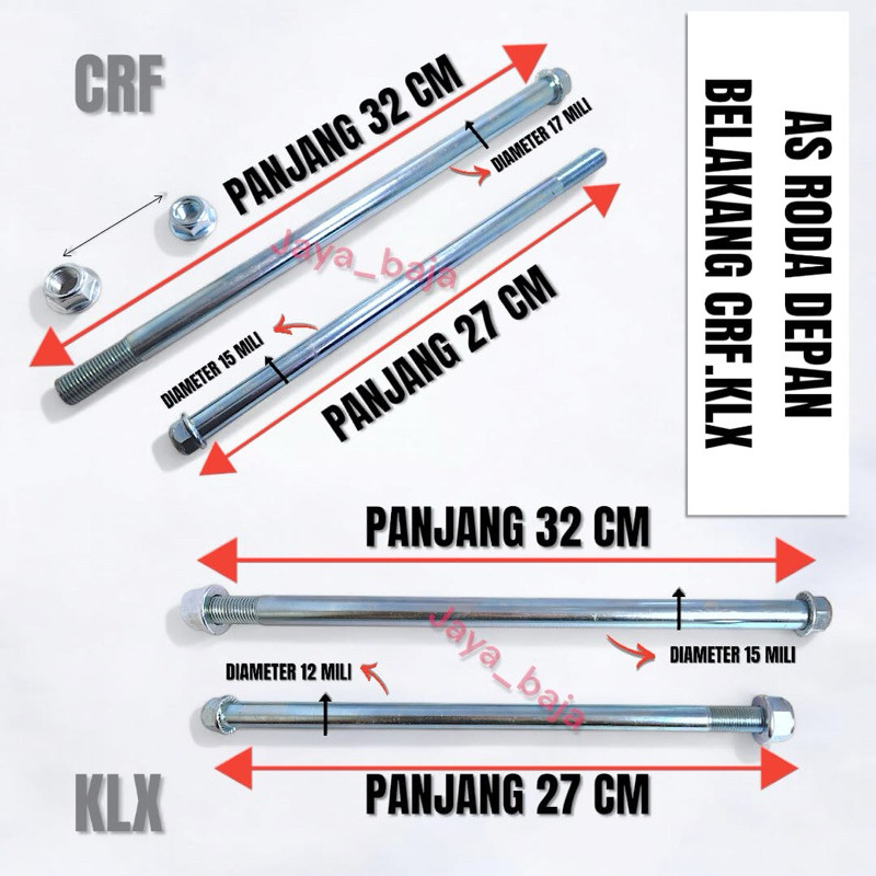 As Roda Klx150| As Roda Belakang KLX| As Roda Depan Klx| As Roda Crf150| As Roda Belakang Crf| As Ro