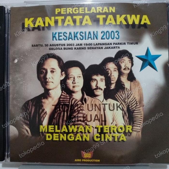 CD kantata takwa - kesaksian 2003 (2CD set) melawan teror dengan cinta