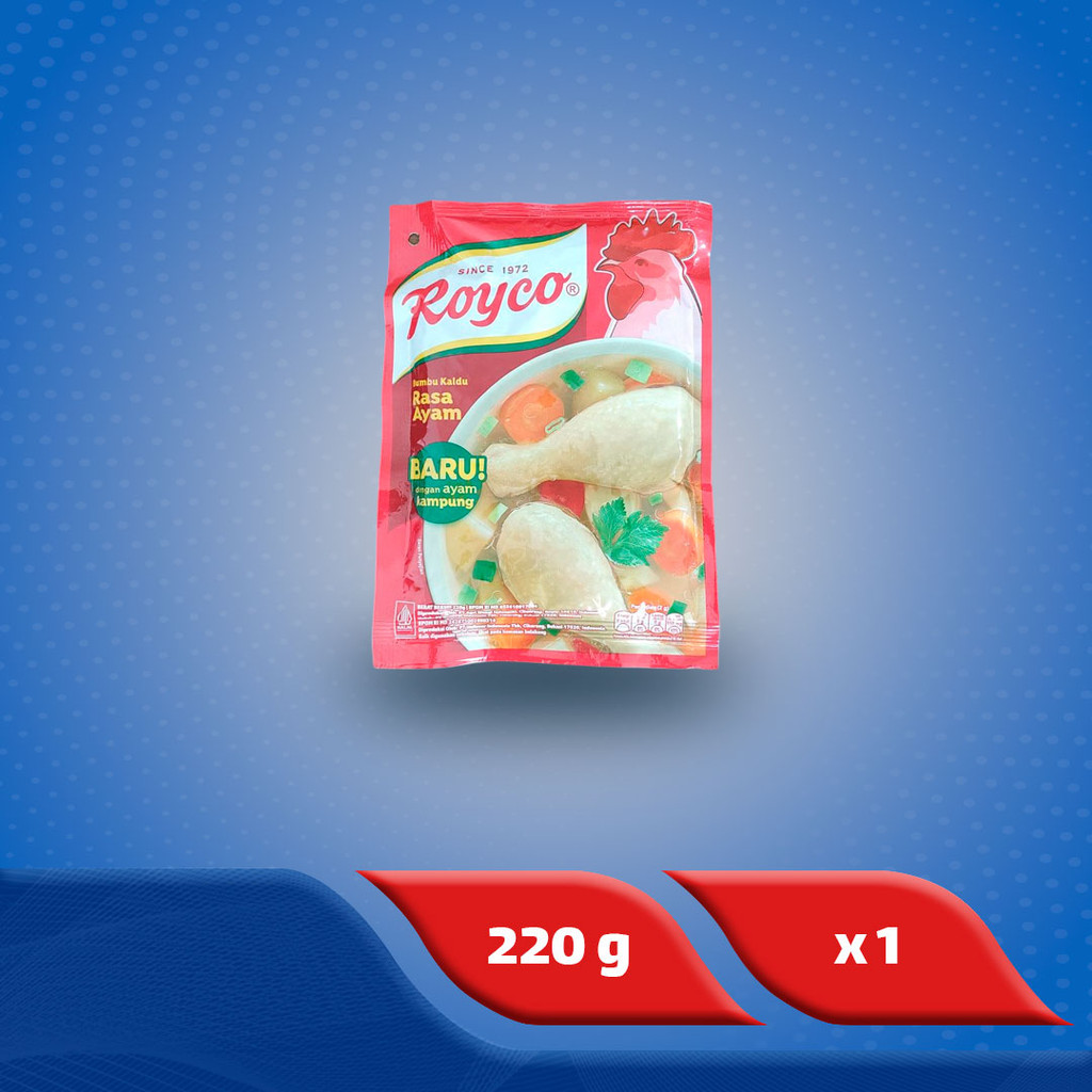 

Royco Bumbu Kaldu Penyedap Rasa Ayam 220 g