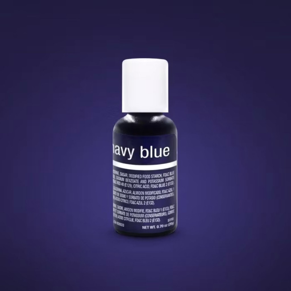 

Navy Blue Chefmaster Liqua-Gel Food Coloring 20 ml