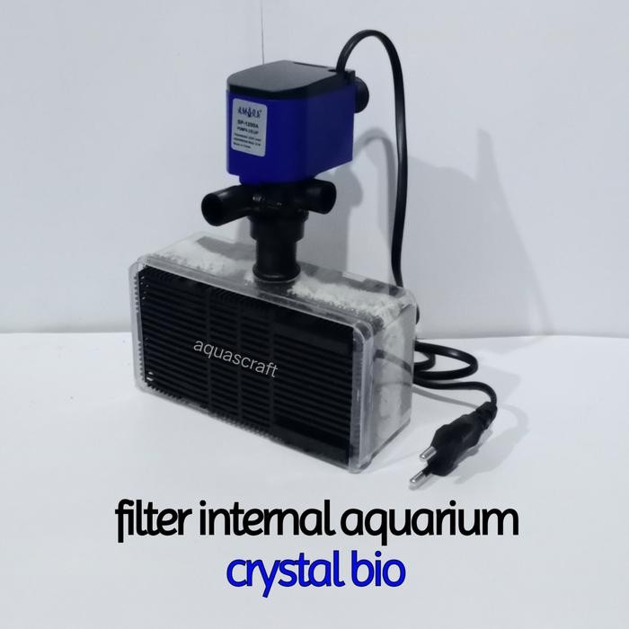 Sale filter internal aquarium tanpa kuras crystal bio - box + ph1600 Tbk