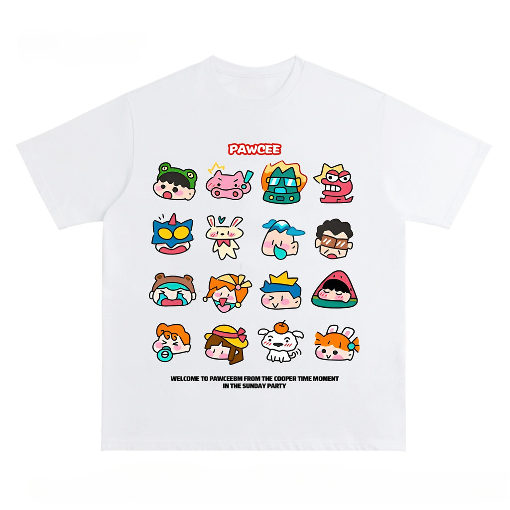 Mirage T-shirt Oversize Crayon Shin-chan Cartoon | Lengan Pendek Baju Kaos Oversize Wanita Baju | Ko