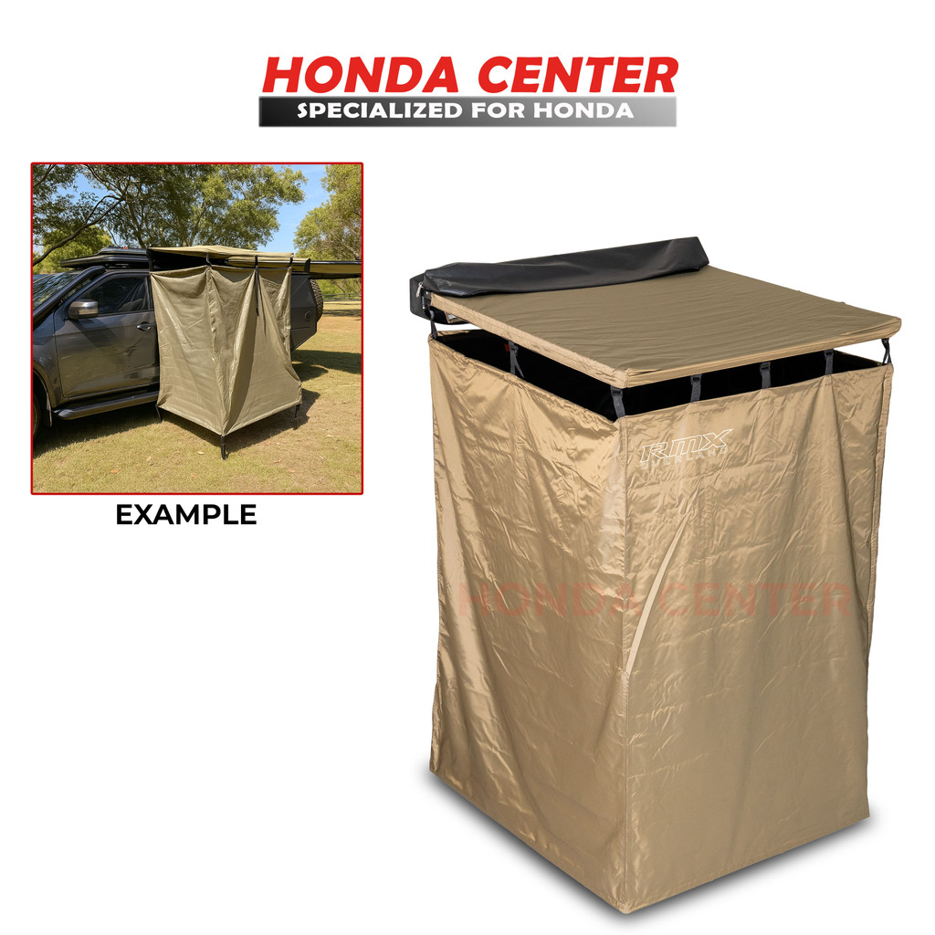 Shower Tent Side Car Tenda Mandi Samping Mobil Tenda Ruang Ganti Camping RMX Overland