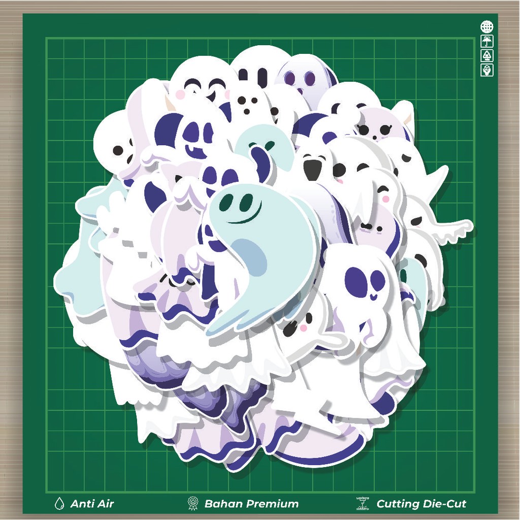 

HOT 50 PCS STIKER Ilustrasi Hantu Stiker Fashion Cars Decal Dingin Kartu Album Custom Vinyl Anti Air- Sticker Aesthetic Buku Journal Koper Casing HP Tablet Laptop Helm Motor Botol Minum