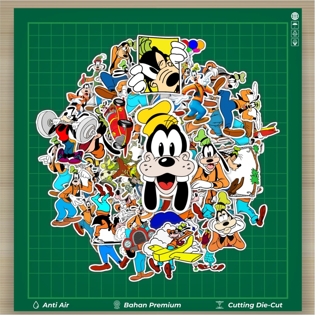 

HOT 50 PCS STIKER Stiker Kartun Goofy Stiker Fashion Cars Decal Dingin Kartu Album Custom Vinyl Anti Air- Sticker Aesthetic Buku Journal Koper Casing HP Tablet Laptop Helm Motor Botol Minum