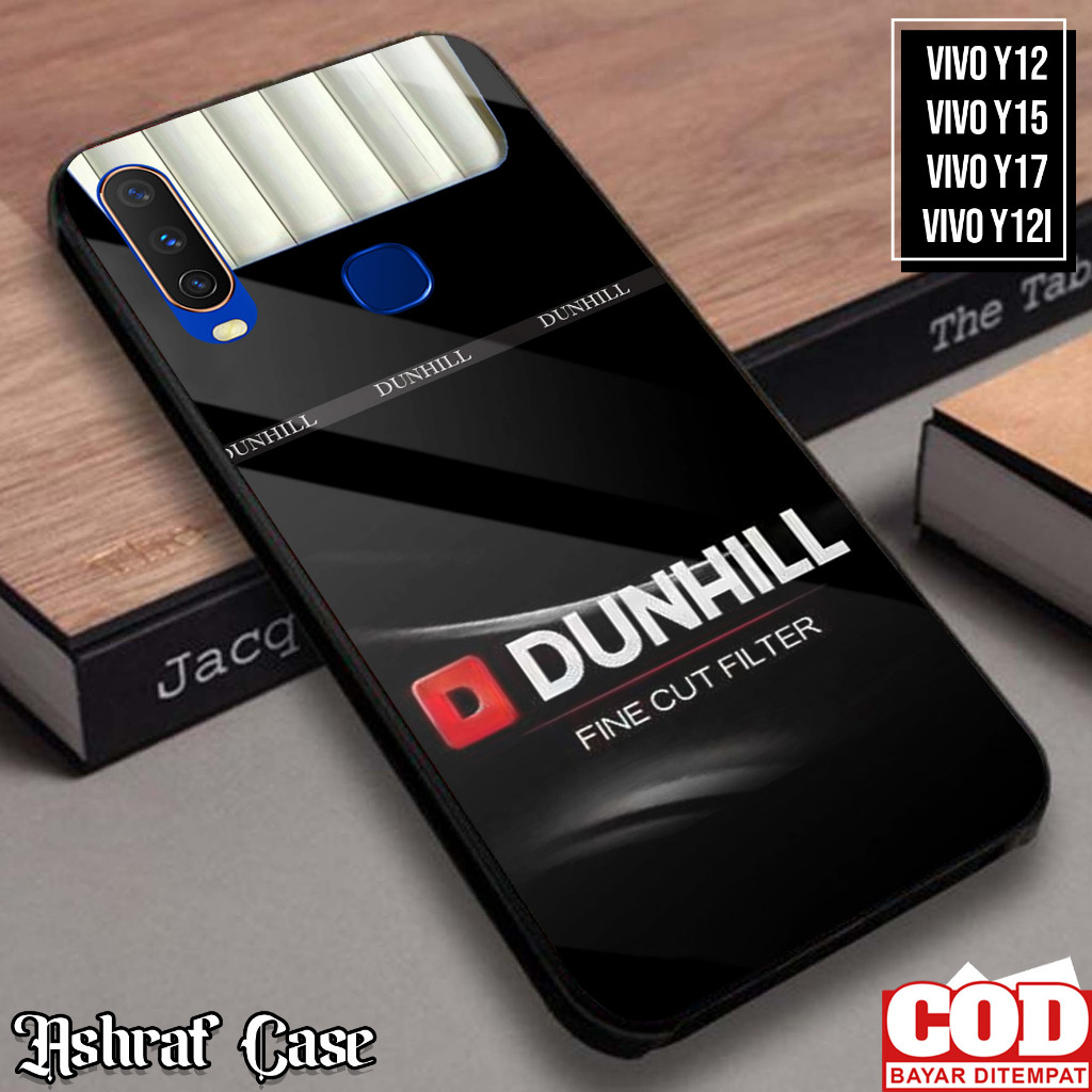 Case Vivo Y12/Y12i/Y15/Y17 - Casing Vivo Y12i/Y15/Y17 ( RKK ) Softcase Glass Kaca - Kesing Hp - Sili